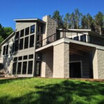 ECP, elite custom painting, lake house,custom built, contemporary, exterior